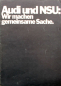 Preview: Audi Modelprogram 1970 "Gemeinsame Sache" Carbrochure (10153)